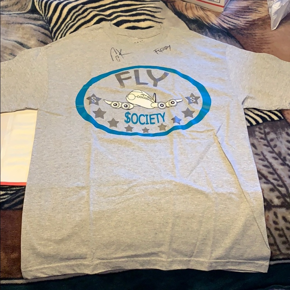 Fly Society shirt signed by Terry Kennedy